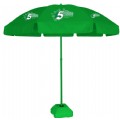 Beach umbrella with base